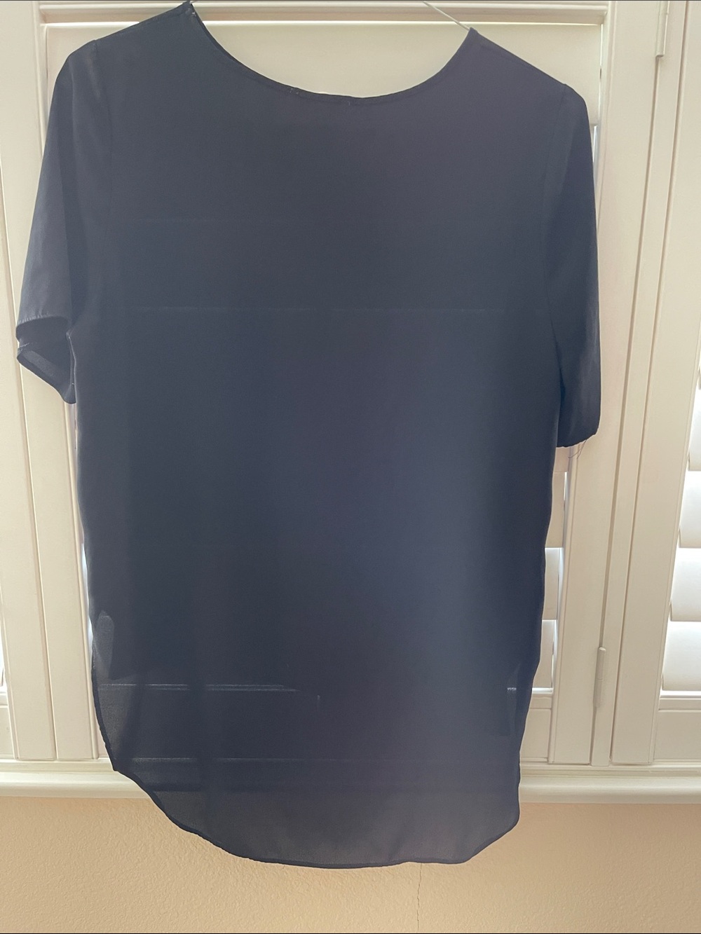 Papaya Black Short-Sleeve Crew Neck Tee